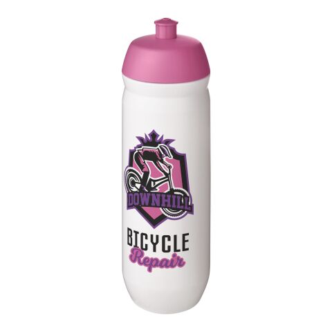 Bouteille HydroFlex™ de sport en plastique - 750 ml Magenta-Blanc | sans marquage | non disponible | non disponible