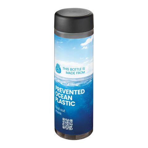 Bouteille d&#039;eau H2O Active® Eco Vibe de 850 ml avec couvercle vissé gris anthracite-Noir bronze | sans marquage | non disponible | non disponible