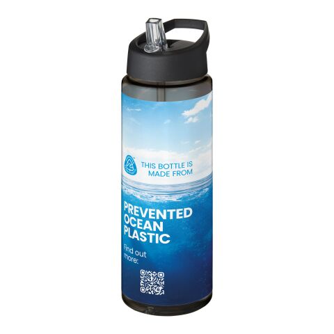 Bouteille de sport H2O Active® Eco Vibe de 850 ml avec couvercle à bec verseur gris anthracite-Noir bronze | sans marquage | non disponible | non disponible