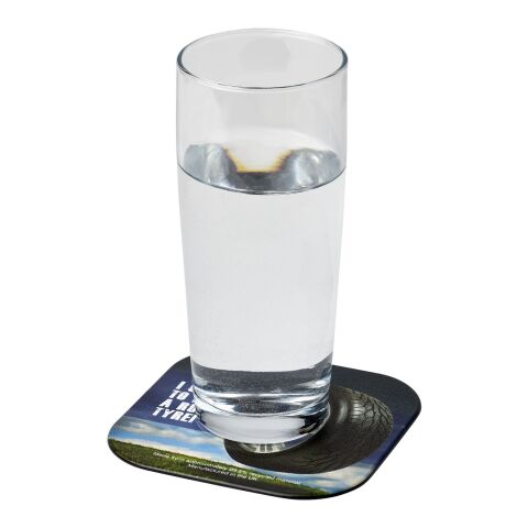 Sous-verre carré Brite-Mat® avec matériau pneu