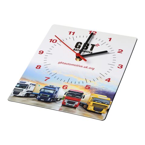 Horloge murale Brite-Clock® rectangulaire Noir bronze | sans marquage | non disponible | non disponible