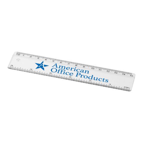 Règle en plastique Renzo 15 cm blanc | sans marquage | non disponible | non disponible