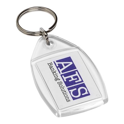 Porte-clefs plastique Access Blanc | sans marquage | non disponible | non disponible