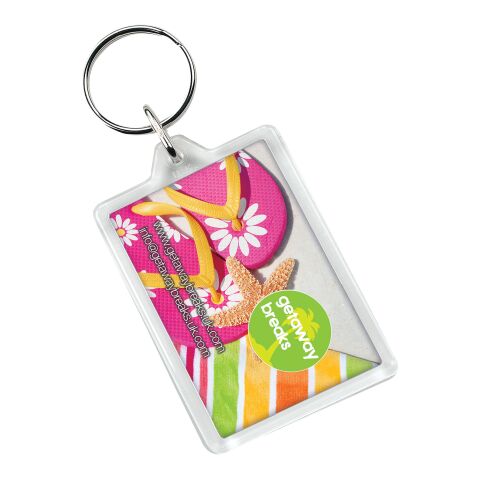 Porte-clefs plastique Vito rectangulaire