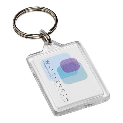 Porte-clefs plastique Midi compact Blanc | sans marquage | non disponible | non disponible