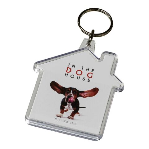 Porte-clefs Combo en forme de maison Blanc | sans marquage | non disponible | non disponible