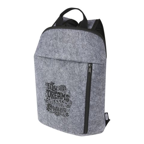 Sac à dos isotherme Felta GRS en feutrine recyclée de 7 L Standard | Gris acier | sans marquage | non disponible | non disponible | non disponible