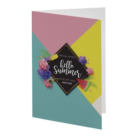 Carte de vœux A6 Herald Blanc | sans marquage | non disponible | non disponible