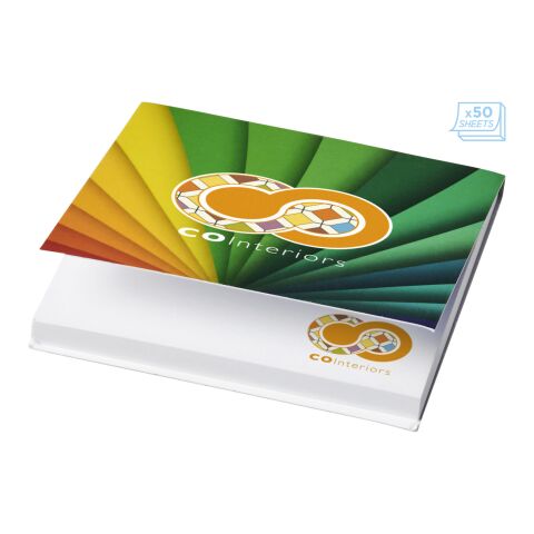 Post-its Sticky-Mate® avec couverture souple 75 x 75 Blanc | 25 pages | sans marquage | non disponible | non disponible