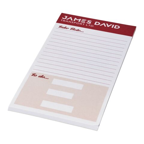 Bloc-notes Desk-Mate® 1/3 A4 Blanc | 25 pages | sans marquage | non disponible | non disponible