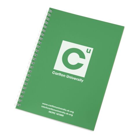 Cahier à spirales Rothko A5 - pages blanches Vert-Blanc | 50 pages | sans marquage | non disponible | non disponible