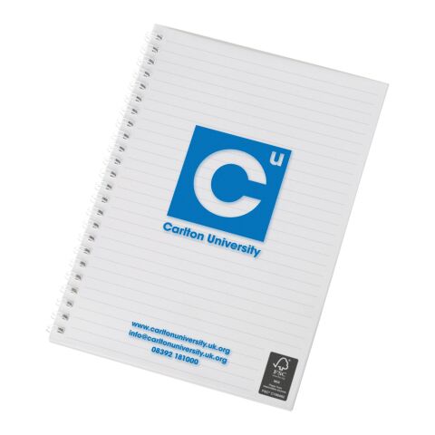 Cahier à spirales Rothko A5 - pages blanches Givré-Blanc | 50 pages | sans marquage | non disponible | non disponible