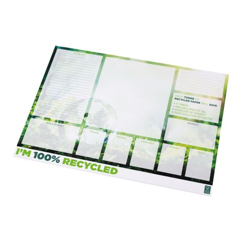 Bloc-notes A2 recyclé Desk-Mate® Blanc | 25 pages | sans marquage | non disponible | non disponible
