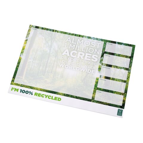 Bloc-notes A3 recyclé Desk-Mate® Blanc | 25 pages | sans marquage | non disponible | non disponible