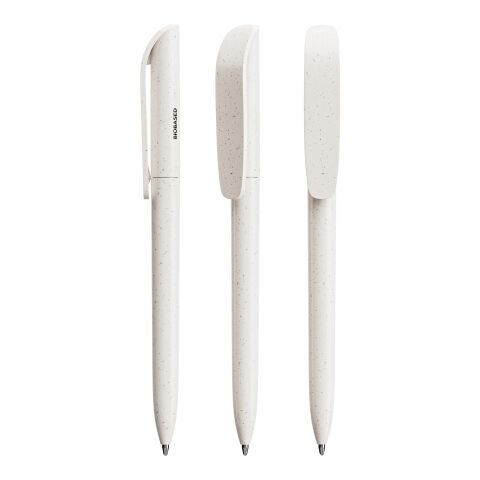 BIC® Super Clip Origin blanc | non disponible | Sérigraphie 1 couleur | Corps-centré clip | 20.00 mm x 40.00 mm