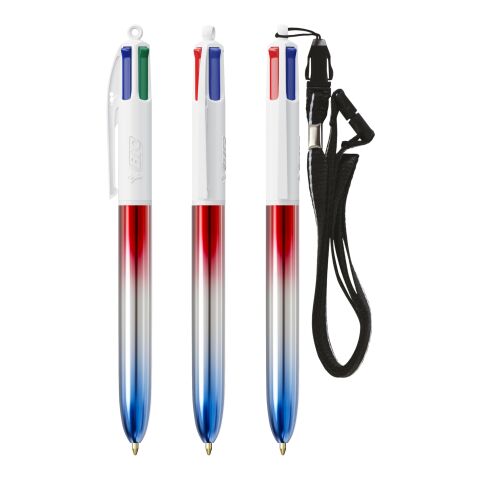 BIC® 4 Colours® Flags Collection + lanyard