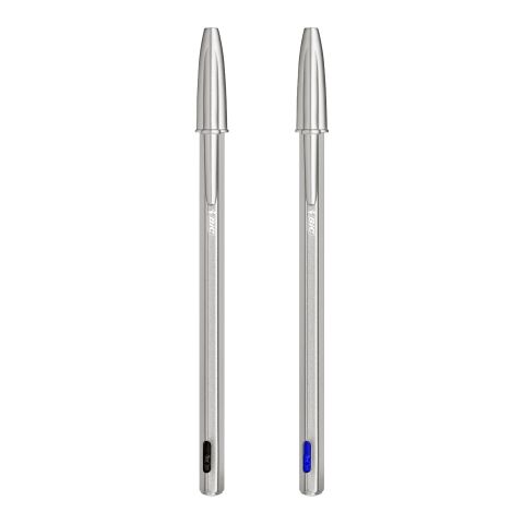 BIC® Cristal® Re New encre bleu | encre noire | Gravure laser | Corps-Centré clip | 2.00 mm x 68.00 mm