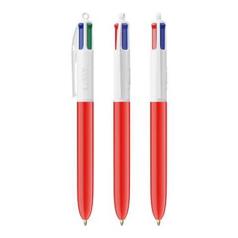 BIC® 4 Couleurs bille Blanc-rouge | sans marquage | non disponible | non disponible