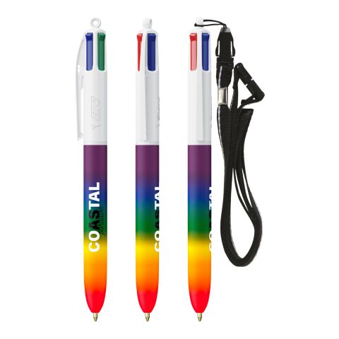BIC® 4 Couleurs® Rainbow Decor + Lanyard