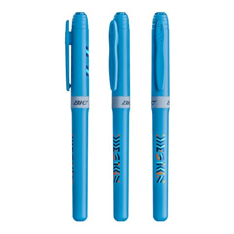 BIC® Brite Liner® Grip Surligneur Bleu ciel | Sérigraphie 1 couleur | Capuchon-arrière clip | 15.00 mm x 25.00 mm