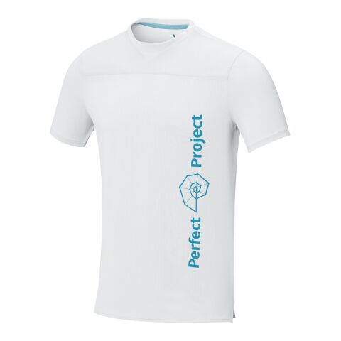 T-shirt Borax à manches courtes et en cool fit recyclé GRS pour homme Standard | Blanc | XL | sans marquage | non disponible | non disponible | non disponible