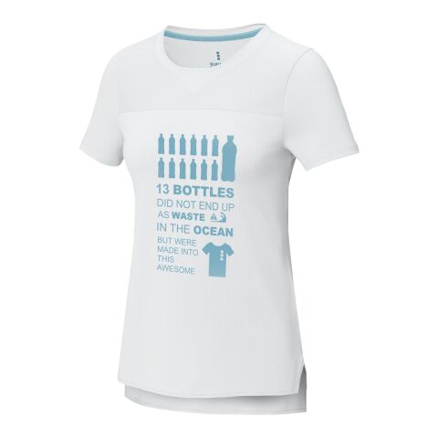 T-shirt Borax à manches courtes et en cool fit recyclé GRS pour femme Standard | Blanc | XS | sans marquage | non disponible | non disponible | non disponible