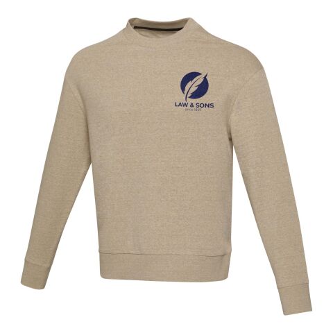 Sweater recyclé Jet unisexe Aware™ Standard | Oatmeal | M | sans marquage | non disponible | non disponible | non disponible