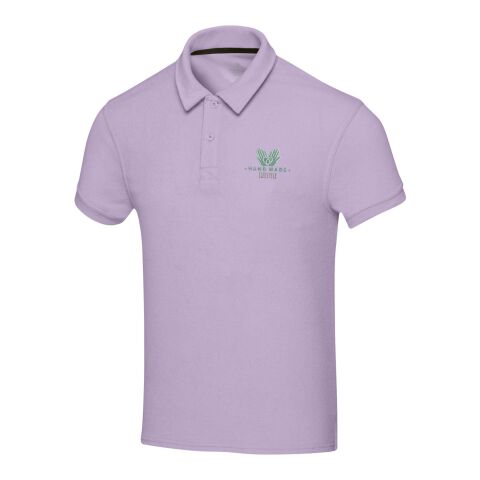  Polo Akoya unisexe en tissu éponge recyclé Lilas | L | sans marquage | non disponible | non disponible