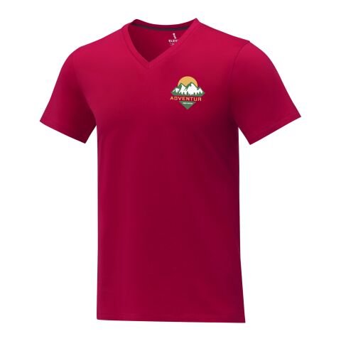 T-shirt Somoto manches courtes col V homme Standard | Rouge | XS | sans marquage | non disponible | non disponible | non disponible