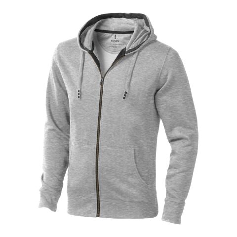 Sweater capuche full zip Arora Standard | Gris mélangé | XS | sans marquage | non disponible | non disponible | non disponible