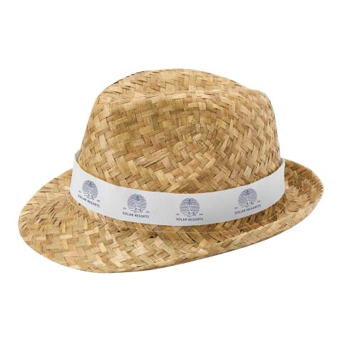 Chapeau de paille Pricus Blanc-Naturel | sans marquage | non disponible | non disponible | non disponible