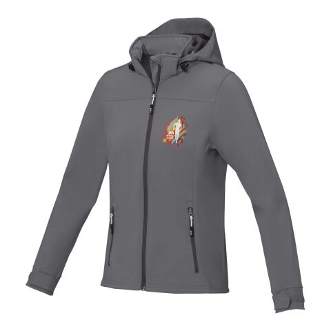 Veste softshell femme Langley Standard | Gris acier | L | sans marquage | non disponible | non disponible | non disponible