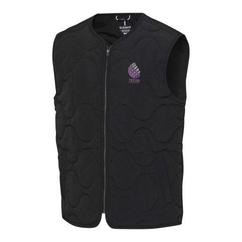 Gilet matelassé Quartz unisexe recyclé certifié GRS noir | XL | sans marquage | non disponible | non disponible