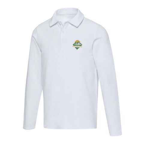 Polo unisexe Apollo à manches longues Blanc | non disponible | sans marquage | non disponible | non disponible