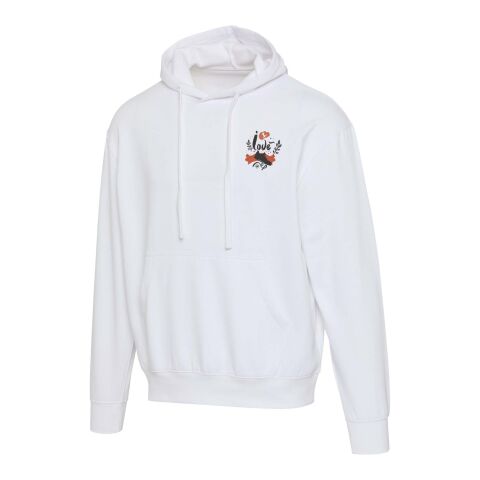 Sweat à capuche oversize unisexe en coton bio certifié OCS Boris de 280&nbsp;g/m2 Standard | Blanc | XXS | sans marquage | non disponible | non disponible | non disponible