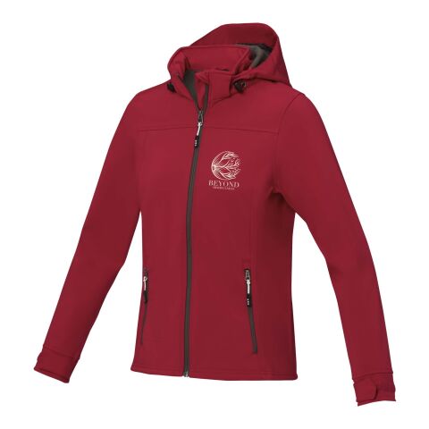 Veste Softshell recyclée GRS pour femme de Langley Rouge | XXS