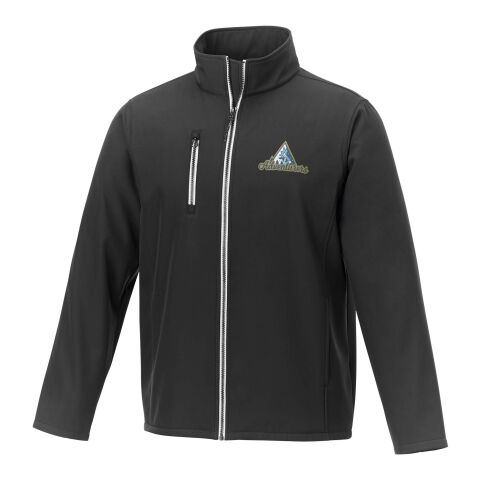 Veste Softshell GRS recyclée pour homme Orion noir | 3XL