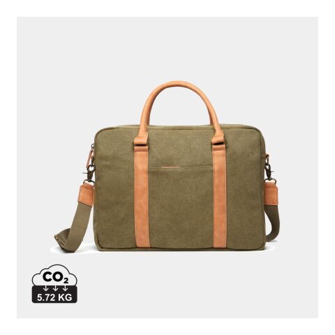 VINGA Sac pour ordinateur en toile Bosler vert | sans marquage | non disponible | non disponible