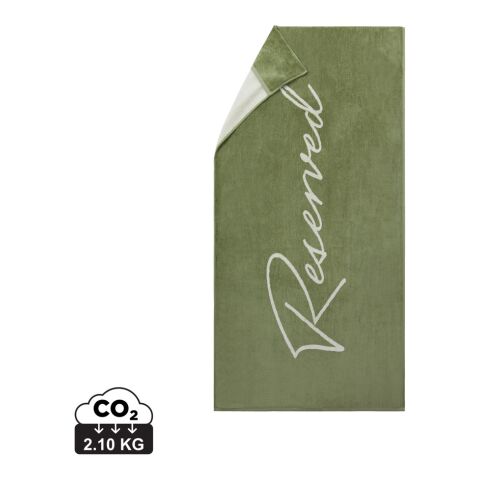 VINGA Drap de plage pour transat vert-blanc | sans marquage | non disponible | non disponible | non disponible