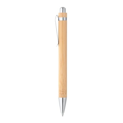 HERA. Stylo en bambou avec clip en métal