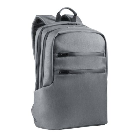 BROOKLYN. Sac à dos pour ordinateur portable 15&#039;&#039; en Nylon 2Tone imperméable Gris clair | sans marquage
