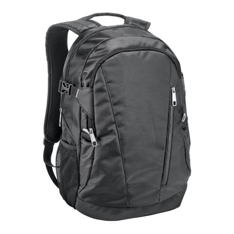 OLYMPIA. Sac à dos pour ordinateur portable 15.6&#039;&#039; en 840D jacquard Noir | sans marquage