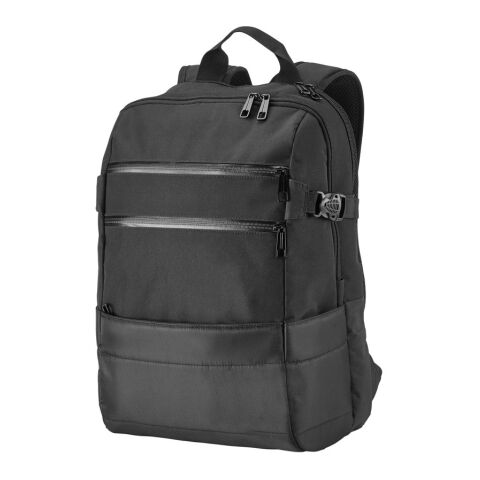 ZIPPERS BPACK. Sac à dos pour ordinateur portable 15.6&#039;&#039; en 840D jacquard et 300D Noir | sans marquage | non disponible | non disponible