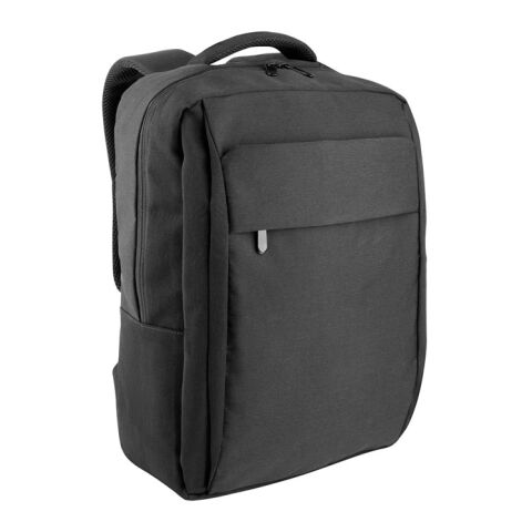 COVENTRY. Sac à dos pour ordinateur portable entièrement rembourré en polyester recyclé haute densité 300D et doublure en polyester recyclé 210D 15.6&#039; gris anthracite | Transfert 1 couleur