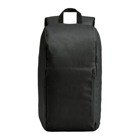 LUGANE. Sac à dos 600D Noir | Transfert 1 couleur