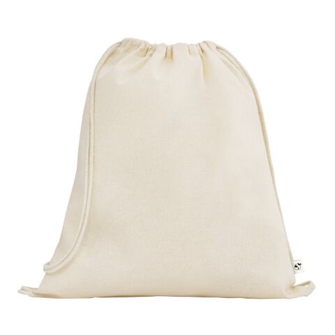 BELIZE. Sac à dos 100% coton biologique (140 g/m²) Beige | sans marquage