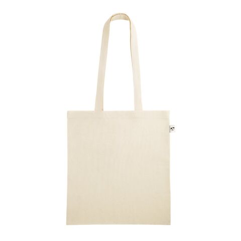 LEON. Sac 100% coton bio (140 g/m²) Beige | sans marquage