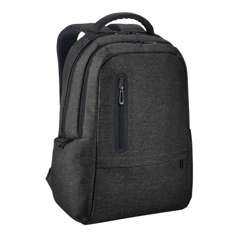 BOSTON. Sac à dos pour ordinateur portable 17&#039;&#039; en Nylon 2Tone imperméable Noir | sans marquage