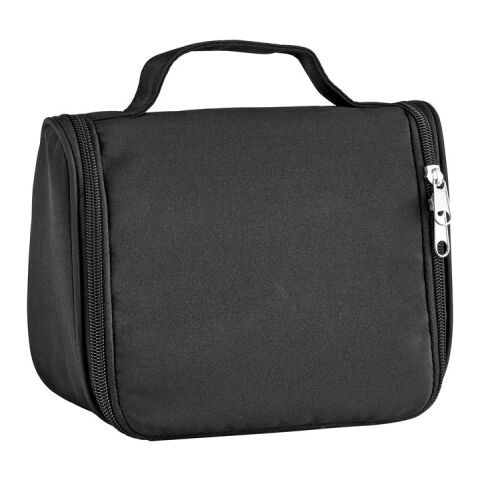 WILLIS. Trousse de toilette en microfibre avec plusieurs poches Noir | sans marquage