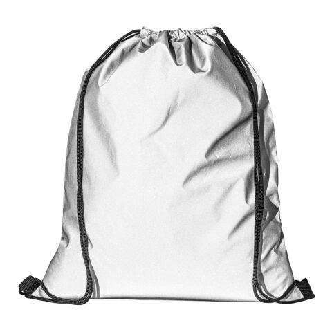 SYROS. Sac réfléchissant en polyester (200 g/m²) Argenté | sans marquage
